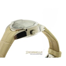 BREIL Liberty quarzo acciaio cinturino pelle avorio BW0051 new